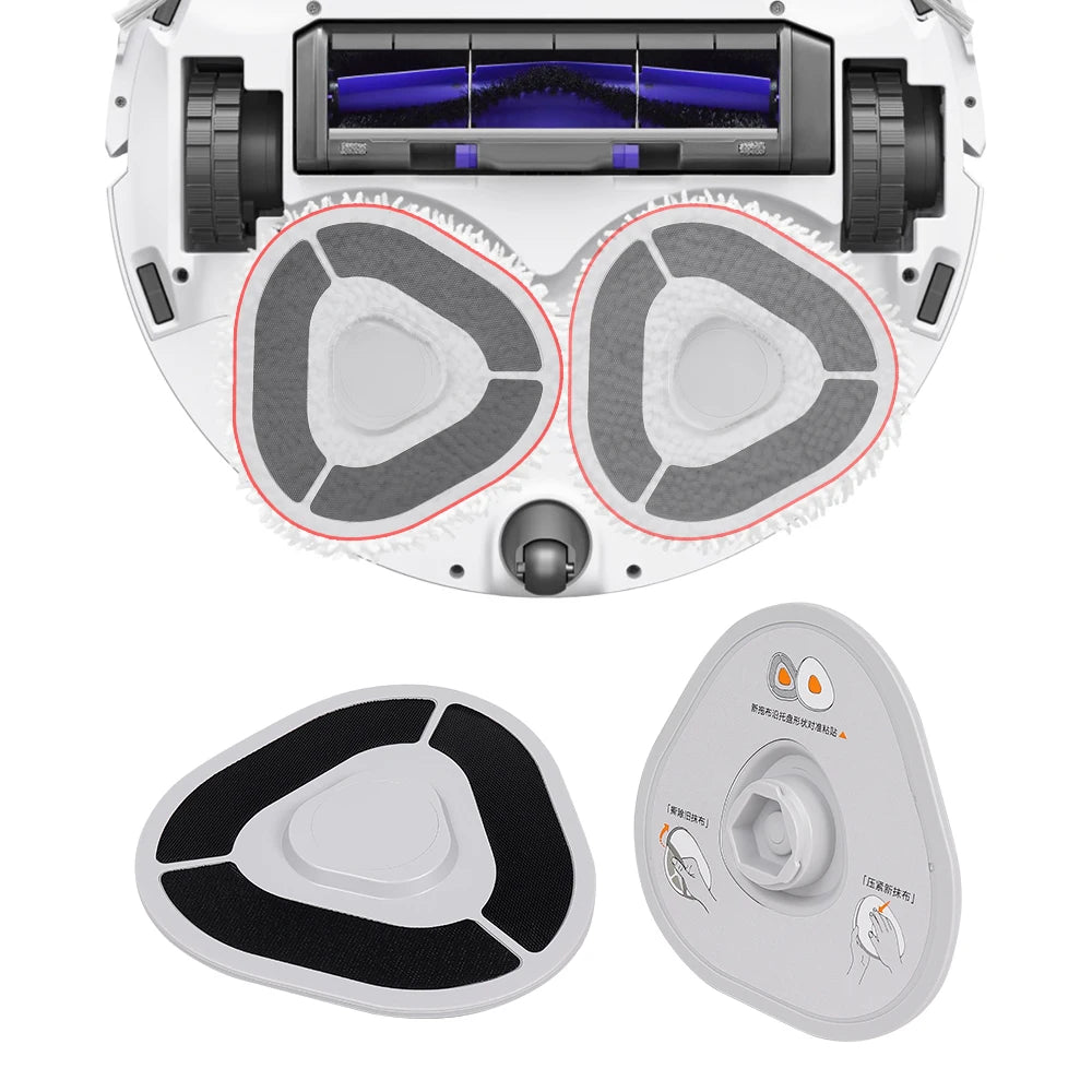 Sweeping Robot Mop Stand Mop Cloth For Narwal J3/ J4 / Freo X Ultra / J4 Lite /J5 / Freo Z Ultra Vacuum Cleaner Mop Cloths Rag