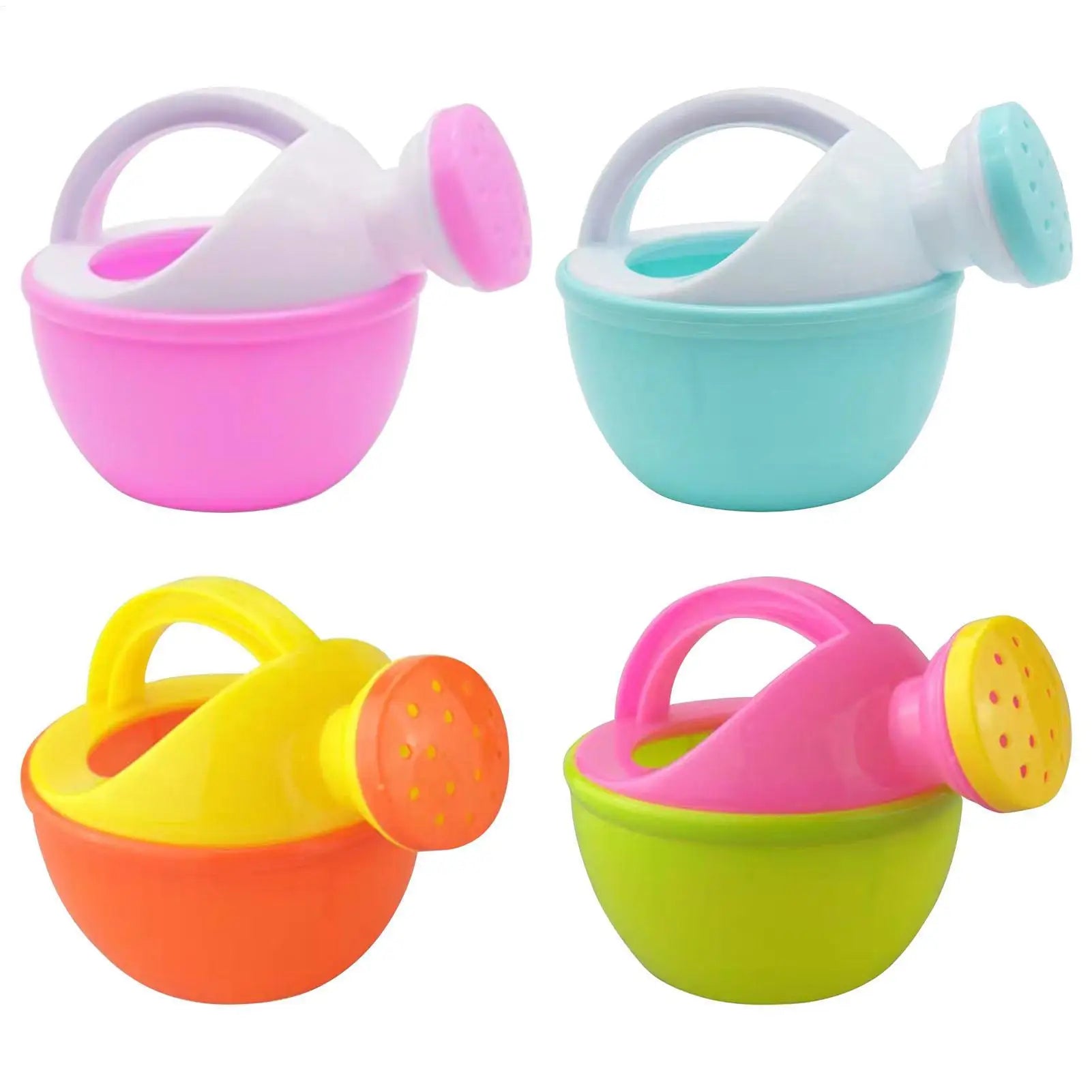 Baby Bath Toy Colorful Plastic Watering Can Watering Pot Beach Toy Play Sand Shower Bath Toy Water Kettle Watering Cans