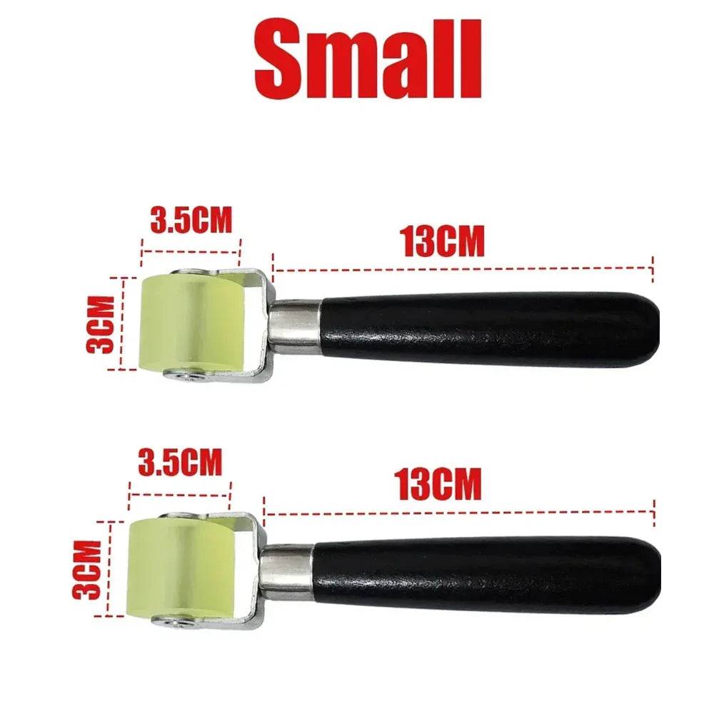 3/5cm Width Rubber Seam Roller for Wallpaper Car Sound Deadener Application Sticky Mural Pressure Rolling Wheel