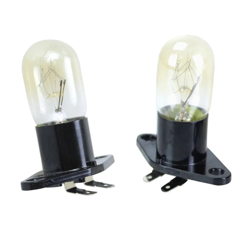 230V 20W LED Microwave Oven Lighting Bulb Small Appliance Bulb with Base for Oven, Stove, Refrigerator Non-Dimmable