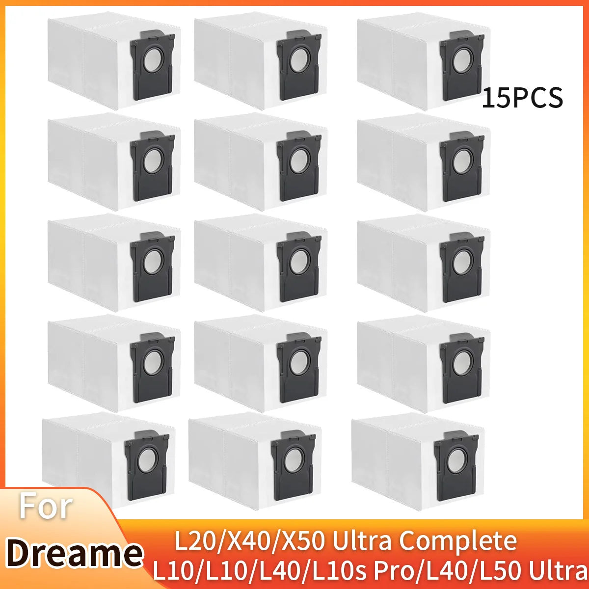 Applicable to Dreame L20/X40/X50 Ultra Complete, L10/L10/L40/L10s Pro/L40/L50 Ultra, Mova E30 Ultra/P50 Pro Ultra Dust Bag