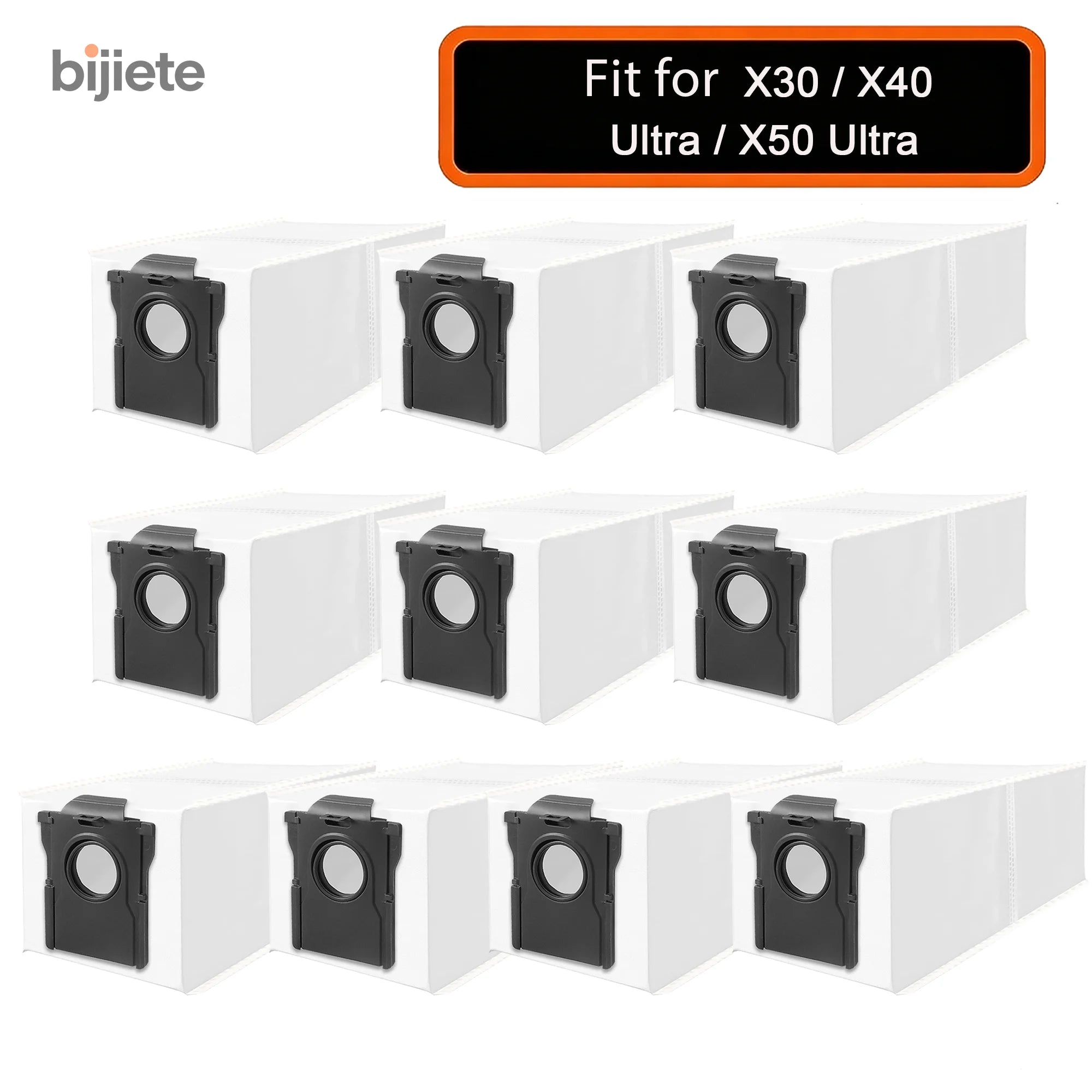 Dust Bags for Dreame X50 Ultra/X40 Ultra/X30 Ultra/L50 Ultra/L40 Ultra/L10s Ultra Gen 2/L10s Pro Ultra Robot Vacuum Cleaner