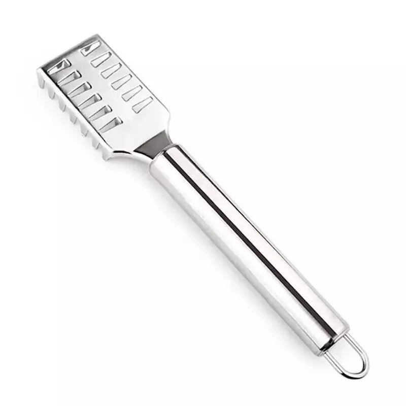 Fish Scale Remover Stainless Steel, Anti-Splash Scraper with Ergonomic Non-Slip Grip, Rust-Proof Kitchen Gadget for Fish Cleaning