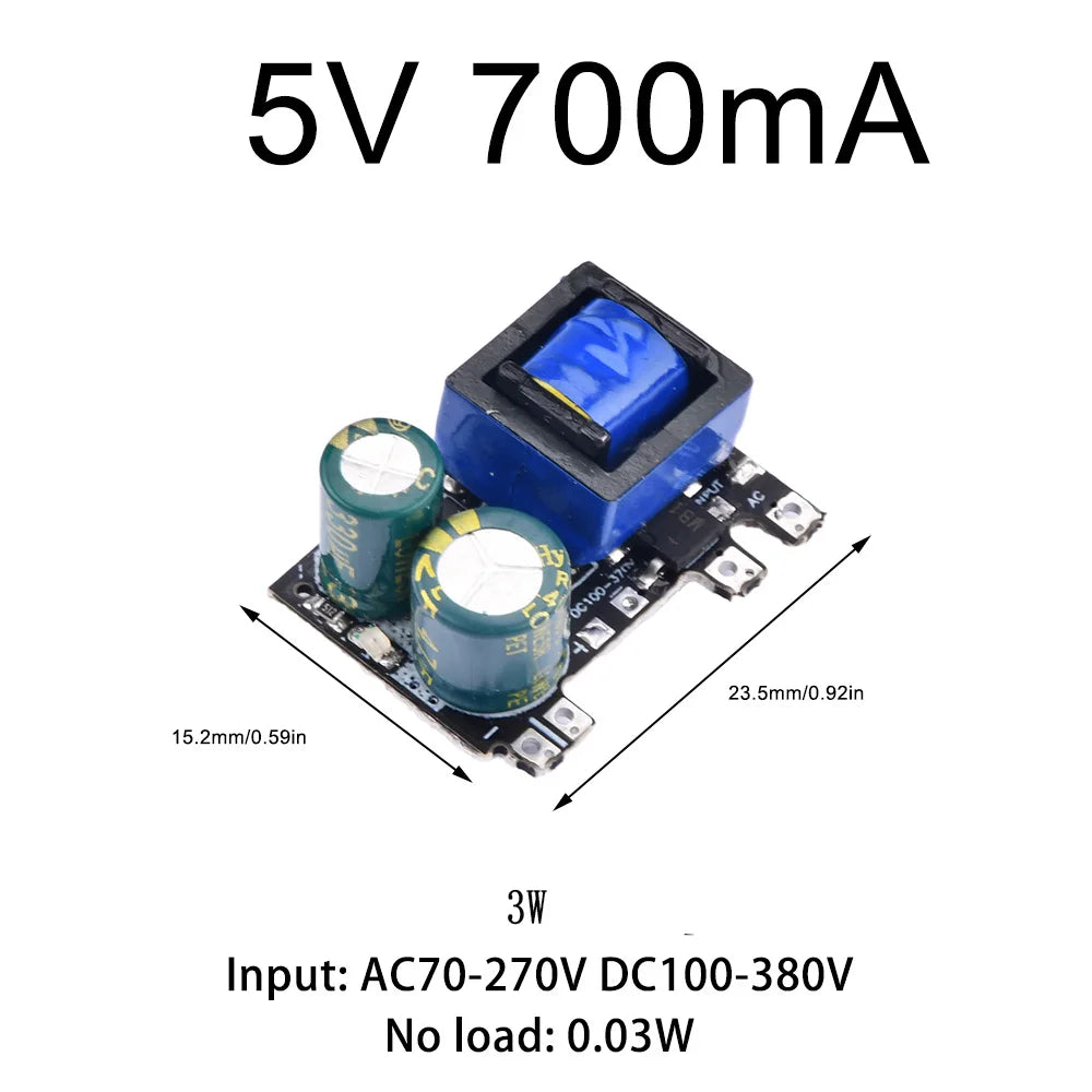 AC-DC 5V 1000mA 2000mA 5W 10W Precision Buck Converter AC 220V to 5V DC Step Down Transformer Power Supply Module