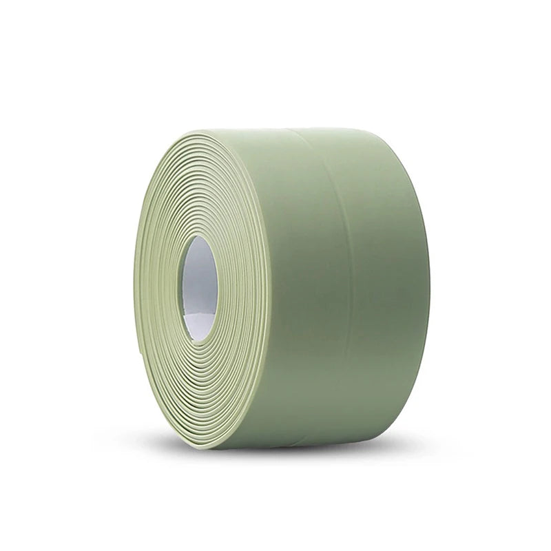Self-adhesive Sealing Tape PVC Oil-Proof Kitchen Sink Edge Caulk Tape Waterproof Bathroom Toilet Corner Wall Sticker