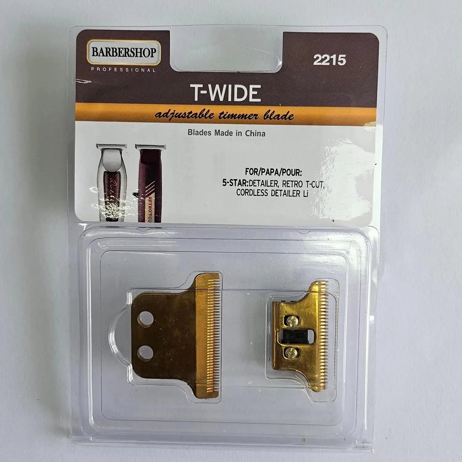 2215 Professional Replacement Blade for Wahl 5 star Detailer RETRO T-cut Cordless DetaiLer Li Trimmer