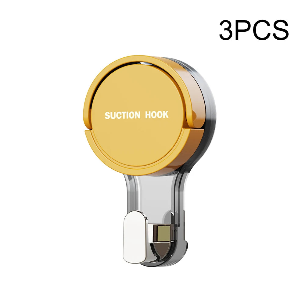 Strong Vacuum Suction Hooks Traceless No-Drilling Adhesive for Home Bathroom Kitchen Door Back Toilet Area Purpose Strong Hold