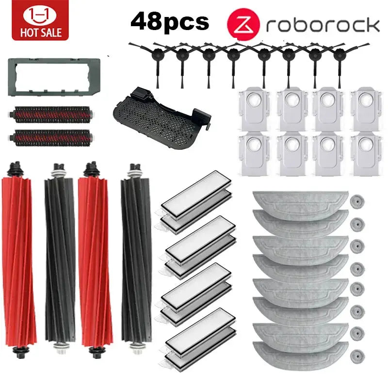Roborock S8 MaxV Ultra robot Vacuum Cleaner Accessories mop Choth vacuum bags Side Brush Filter Replaceable Spare Parts