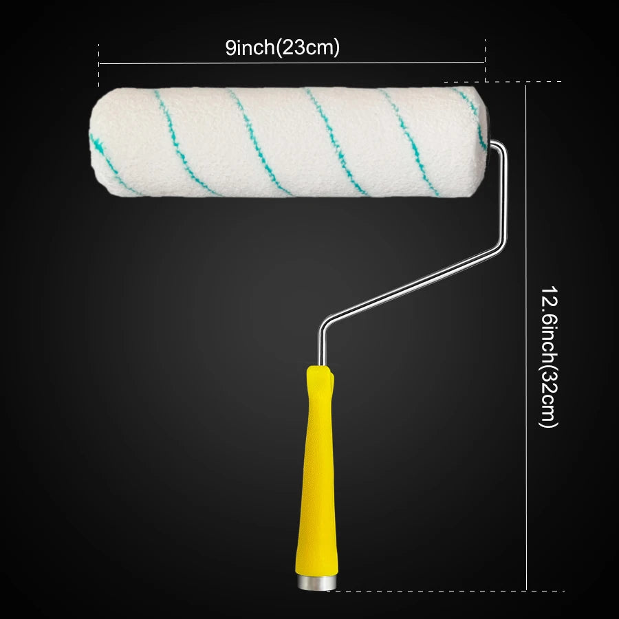 10PCS 9-inch X 1.5' Woven Microfiber Cage Paint Roller with Medium Pile