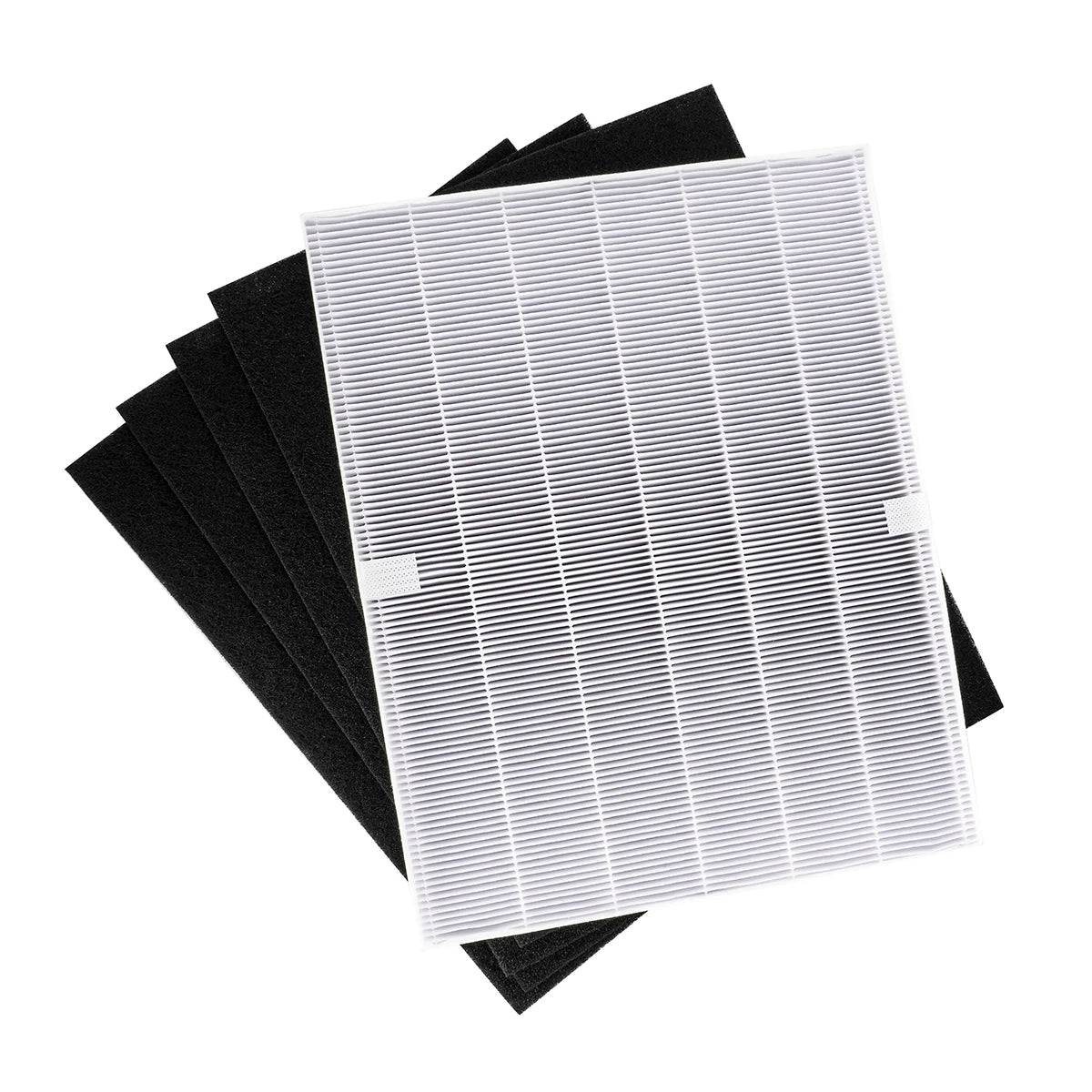 115115 Filter For Winix Plasmawave Air Purifier C535 5300 5300-2 6300 6300-2 P300 AM90 C909 9800, 1 Pcs HEPA Filter 4 Pcs Carbon