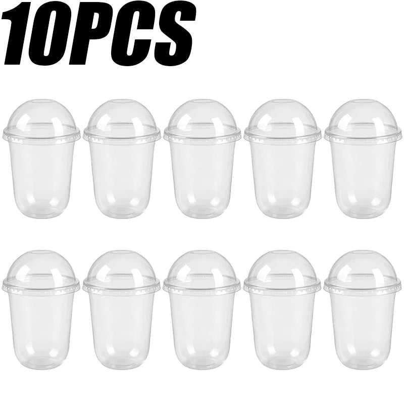 Reusable Seed Germination Cups with Cover Clear Plastic Seedling Nursery Pots Moisture Retention Plant Starter Containers Garden