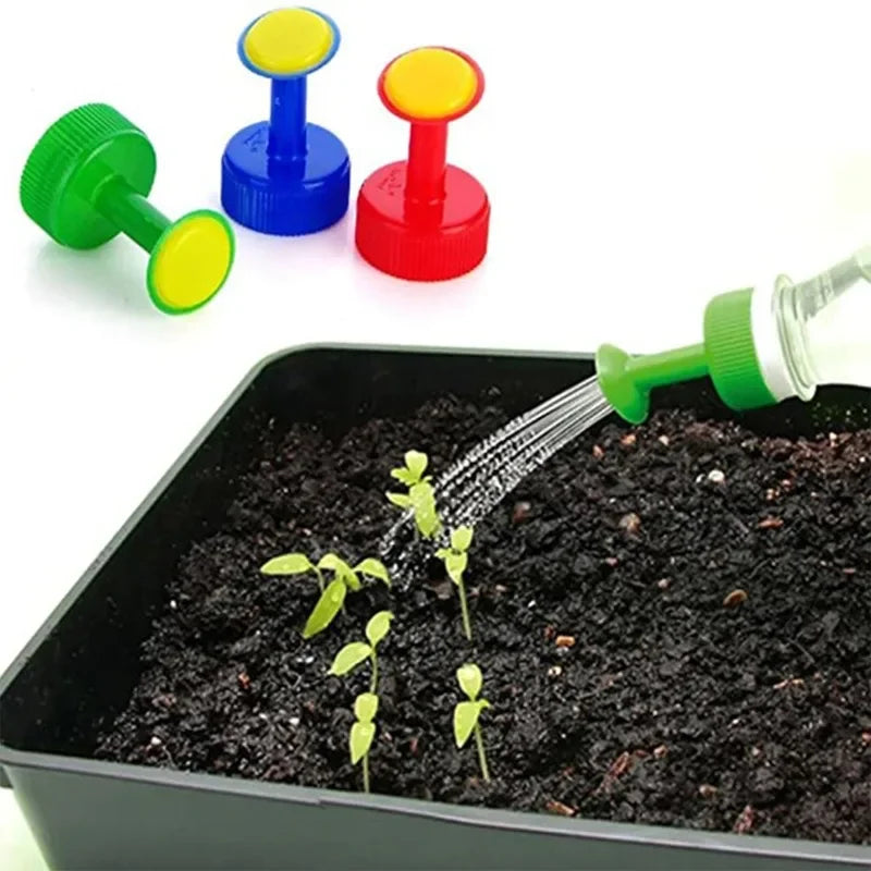 3pcs Indoor Nursery and Bonsai Gardening Watering Can with Coke Bottle Cap Sprinkler for Plants and Pots