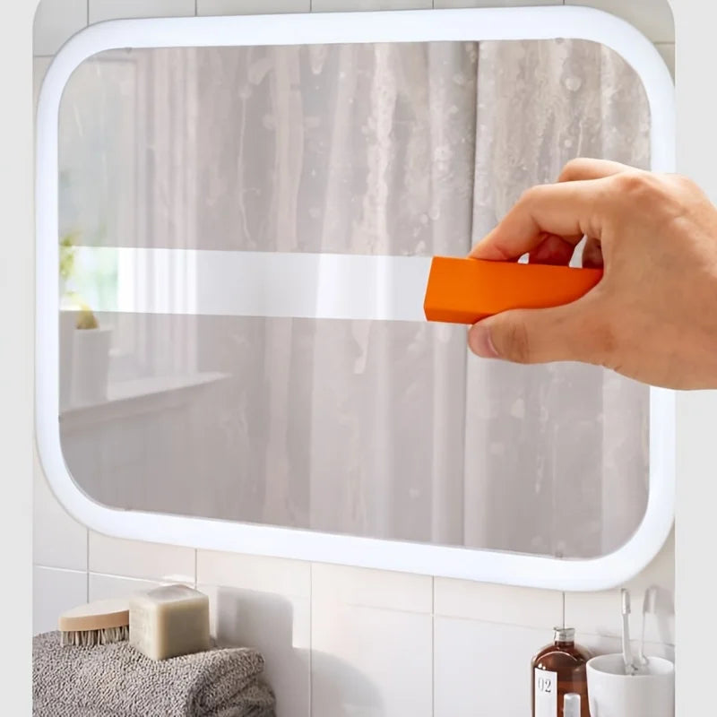 5Pcs Effortless Rubber Scrubber Magic Cleaning Eraser - Safe Uncharged Stain and Rust Remover for Bathroom Glass, Kitchen Pots