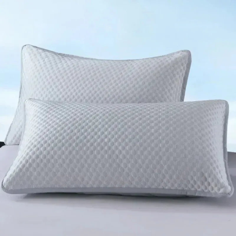 Summer Cooling Pillowcase Solid Color Ice Bean Bean Pillowcase Cool Feeling Air Conditioning Cover Washable  (No Pillow) 48x74cm