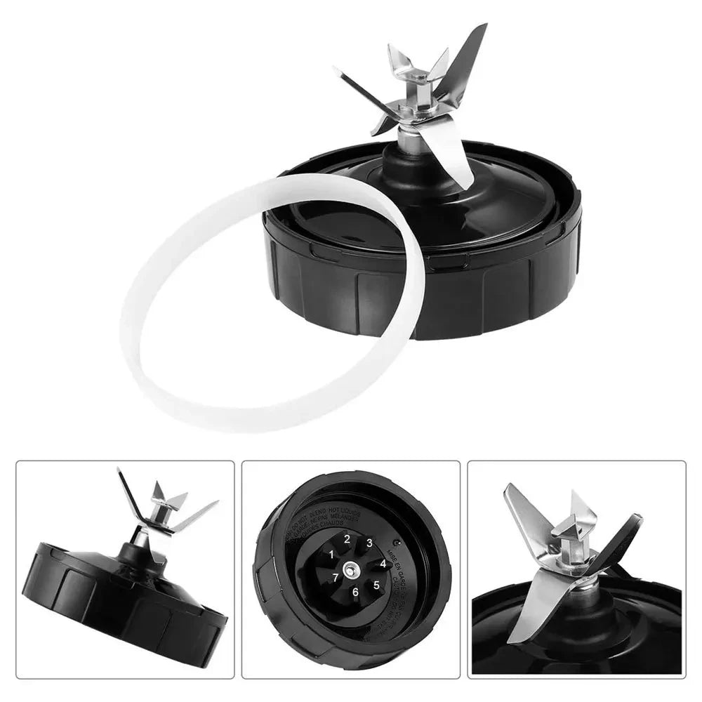 7 Fins Extractor Blades for Blender Replacement Parts with Washer Rubber for Nutri BL486 BL642 N102 BL682