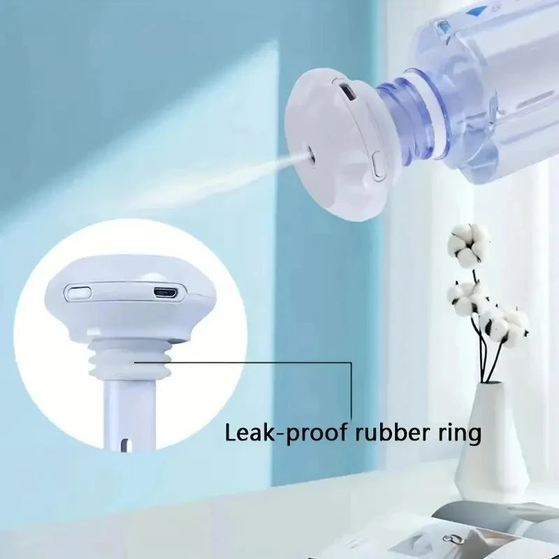 Super Quiet Portable Mist Humidifier Adjustable Length for Office Bedroom Car Travel No Water Bottle Needed Enhances Air