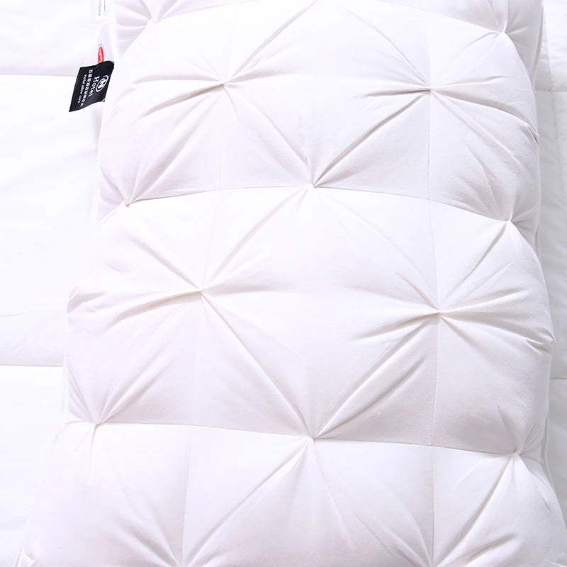 1PC  Luxury Pillow for Bed Sleeping, Supportive Breathable Down Alternative Gusseted Pillow for Side Stomach or Back Sleepers