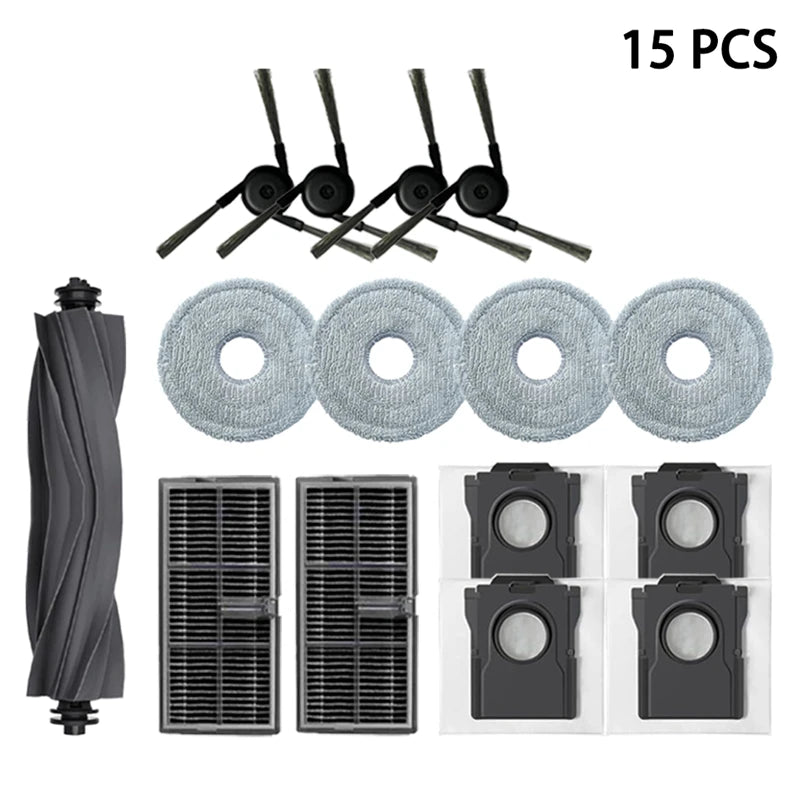 Dreame X40 Ultra / X40 Pro  Robot Vacuum Cleaner Accessories Main Side Brush Mop Cloth Hepa Filter Dust Bag Spare Parts