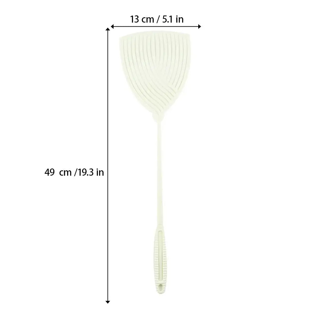 Thickened Striped plastic fly swatter Long Handle Insect Mosquito Mosquito Killer Repellent Tool Home Kitchen Daily Tool
