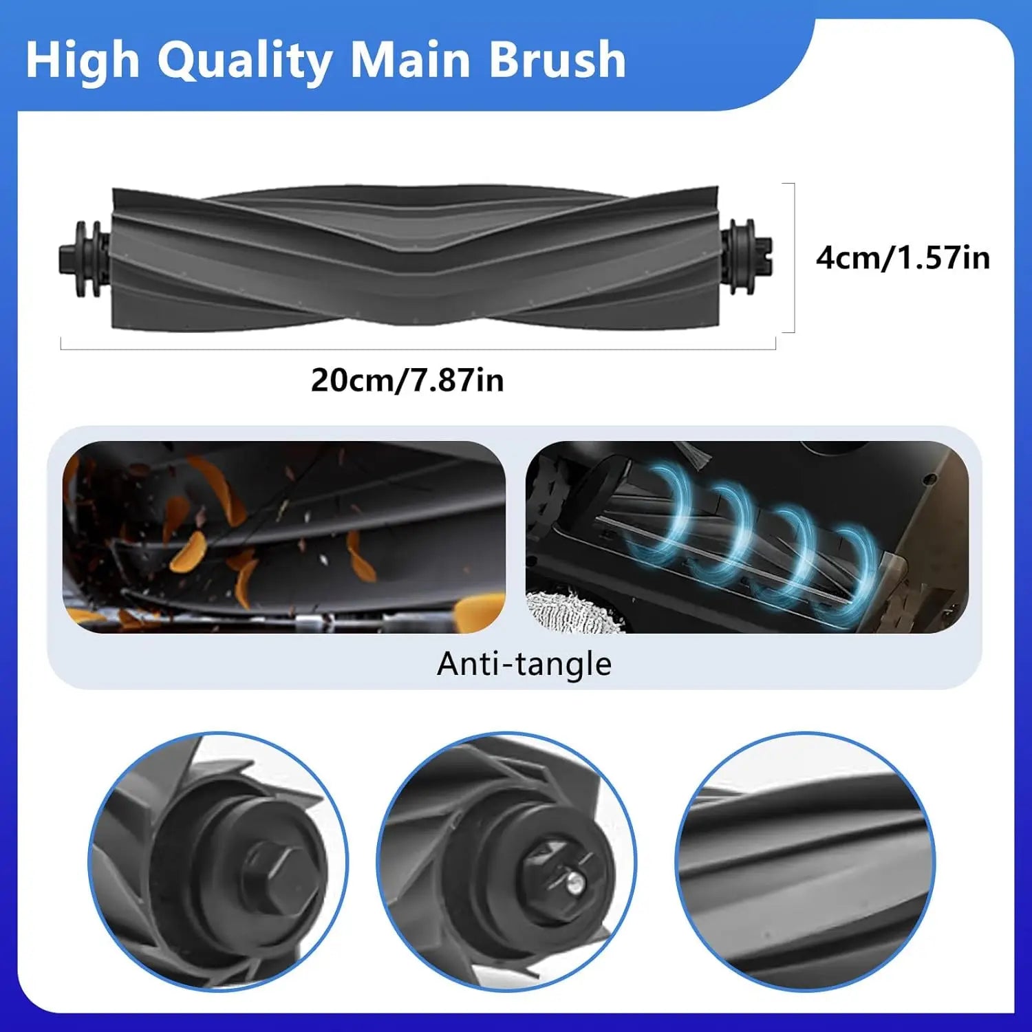 Dreame X40 Ultra / X40 Pro  Robot Vacuum Cleaner Accessories Main Side Brush Mop Cloth Hepa Filter Dust Bag Spare Parts