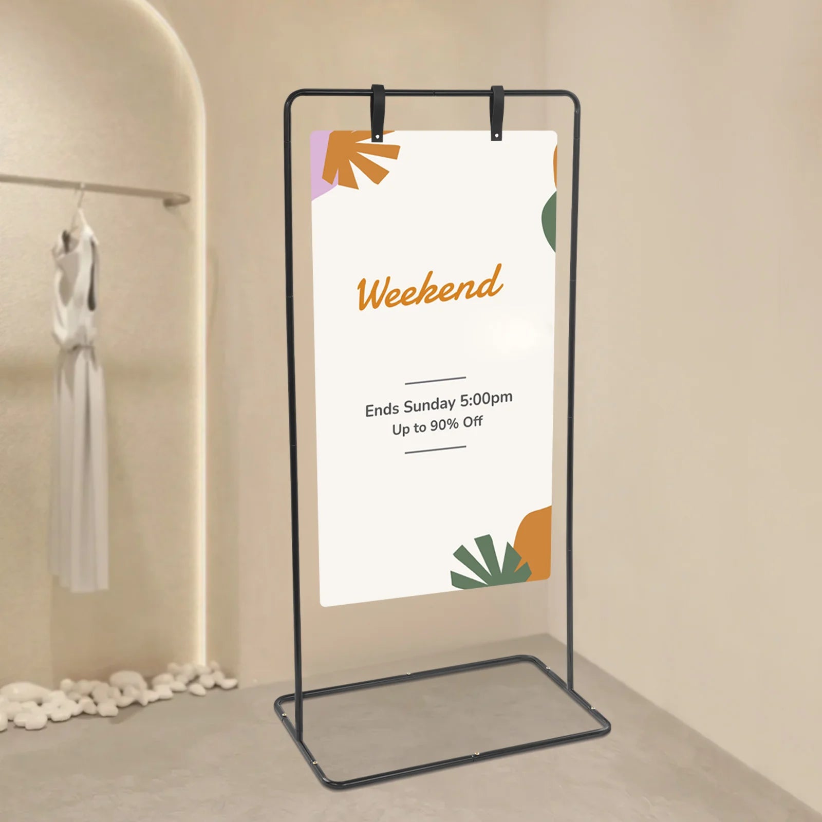 Wedding Sign Holder 175x80cm,Adjustable Display Stand for Wedding Sign Rectangular  Display Stand Wedding arch stand