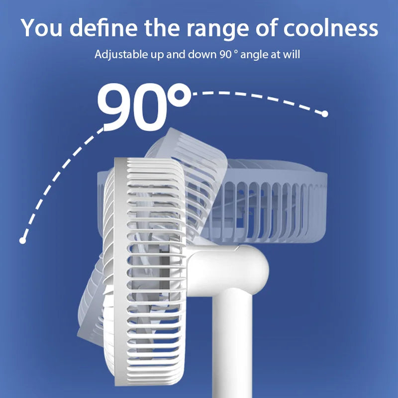 USB Small Electric Fan Home Dormitory Office Desktop High Wind Fan Portable Cooling Fan Table Air Circulators Fans Air Cooler
