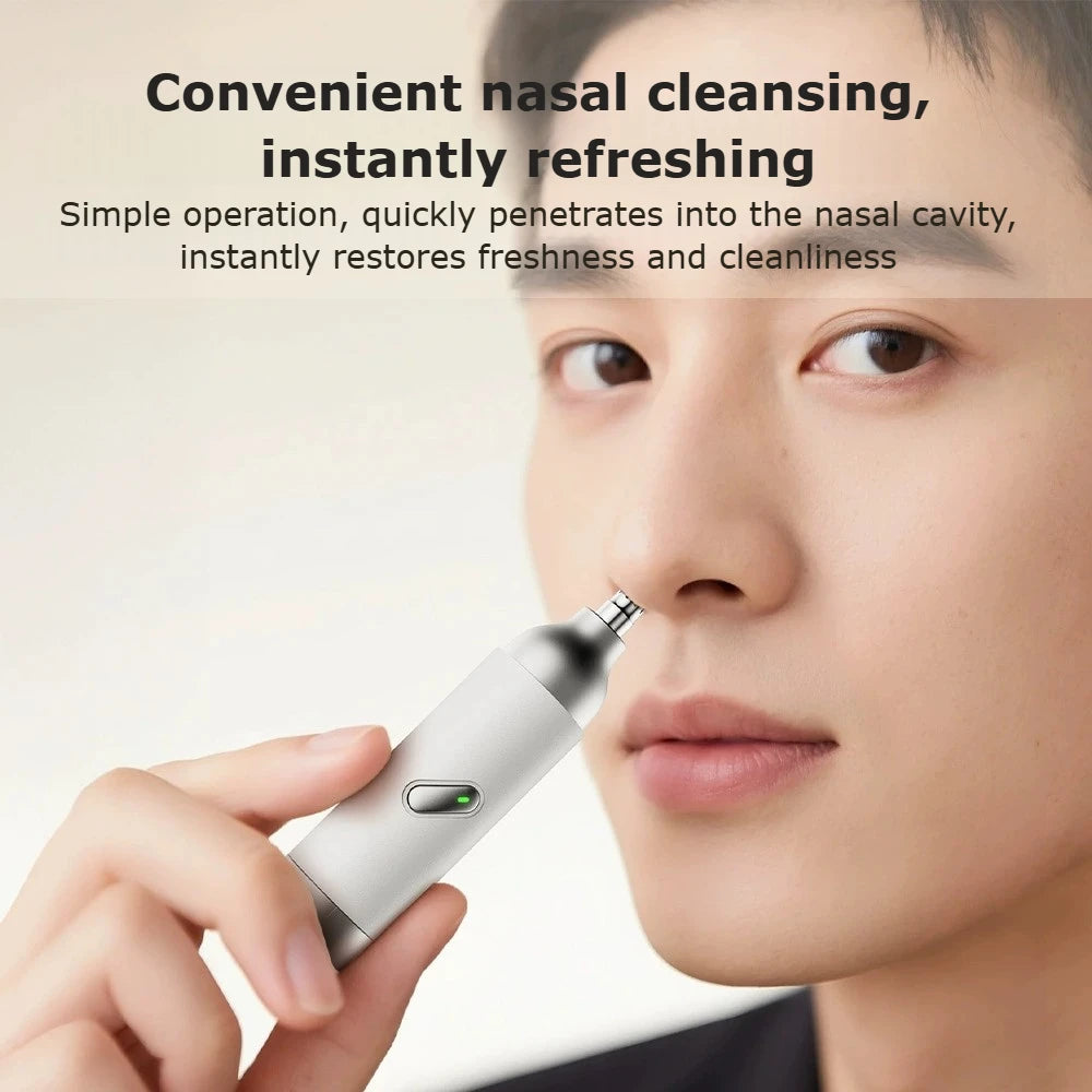 NEW! Mijia Electric Hair Trimmer for Nose Men Painless Rechargeable Sideburns Eyebrows Beard 2 in 1 Hair Clipper Shaver