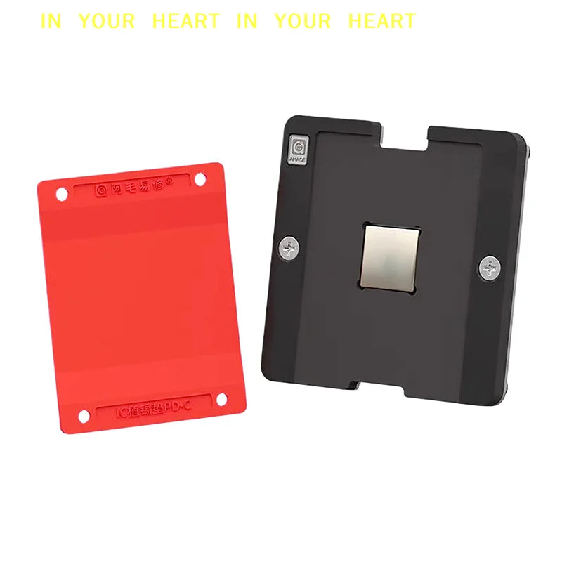 【X】PD-C Planting Tin Pad Reballing Platform Non-Slip Heat Resistance Magnetic Silicon Mat CPU IC BGA Stencils Rework Tools