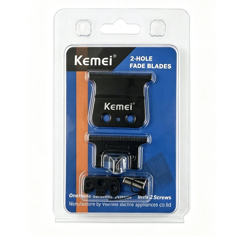 Original Replacement DLC Blade Hair Clipper Blades Cutter Head Fit For Kemei KM 2293 Hair Trimmer Accessories ,with 2pcs Screw