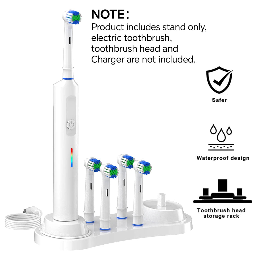 Toothbrush Holder for Oral B Pro and D Series Electric Toothbrush, Toothbrush Heads Stand Base for Oral B Electric Toothbrushes