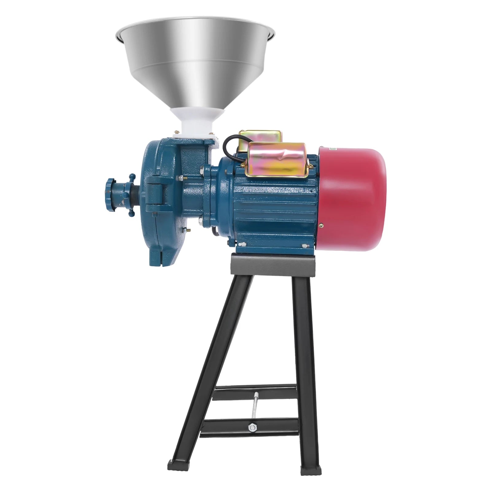 2200W Electric Grain Grinder, Commercial Mill Cereal Grinding Machine 60 Mesh Adjustable for Corn Coffee Herbs Spices