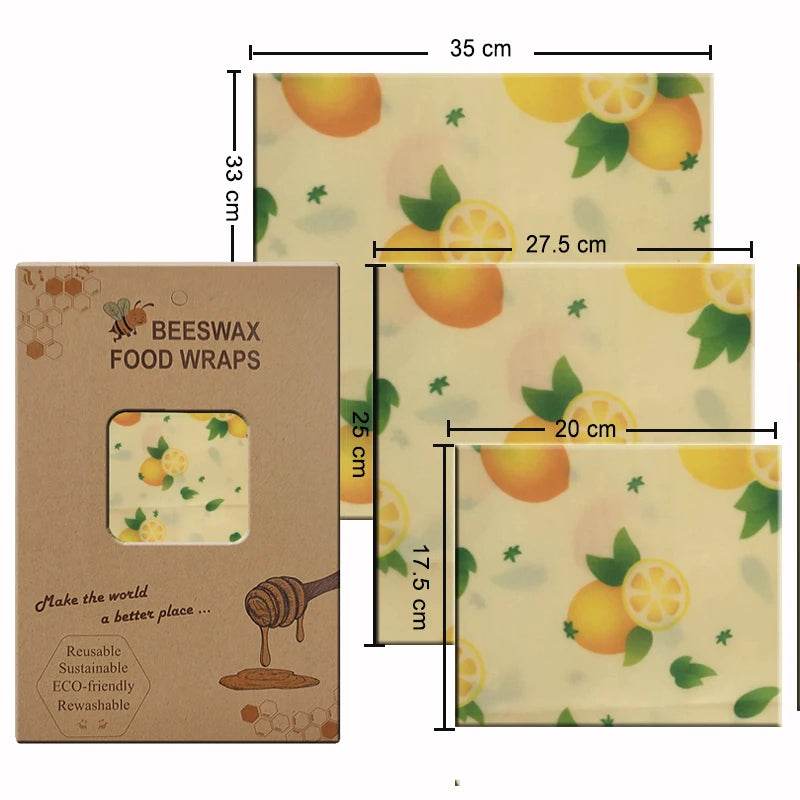 Eco-Friendly Reusable Food Wraps