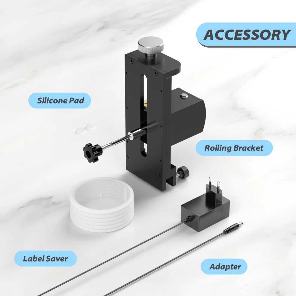 Record Rotat Bracket 2 Revolutions/Min With 6 Transparent Waterproof Clips 100V-240V Adapter For More than 6L Ultrasonic Cleaner