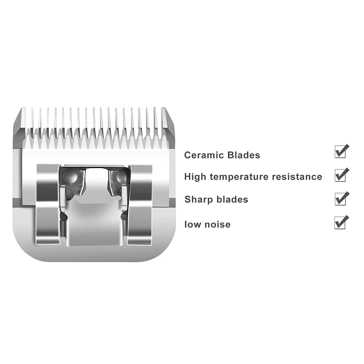 #30 Ceramic Detachable Pet Clipper Replacement Blade Compatible With Most Andis, Oster A5, Wahl KM Dog & Animal Clippers, 0.5mm