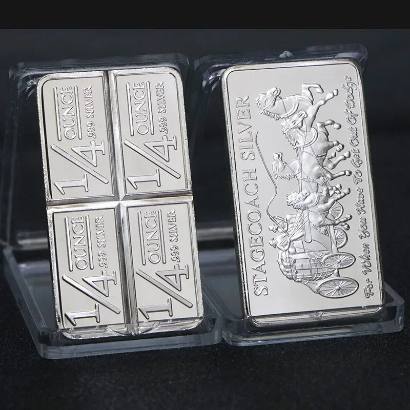 1PCS Various countries Mint 1 Troy Ounce beautiful Various countries Silver Bullion Bar Replica Coins Collection copy gift