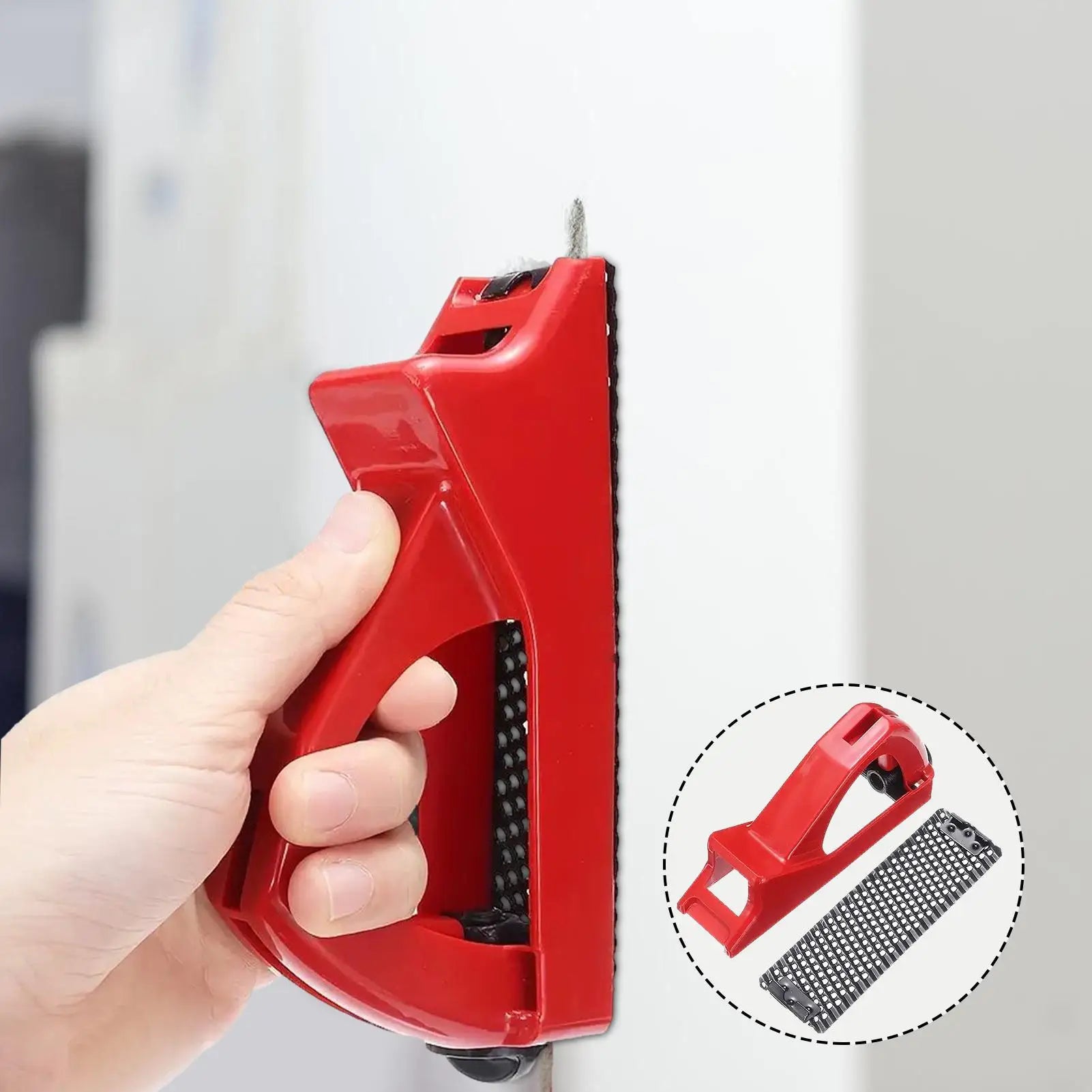 Quick Cutter Gypsum Board File Planing Wallboard Rasp Trimmer Plasterboard Planer Abrasive Edge-finishing Tool