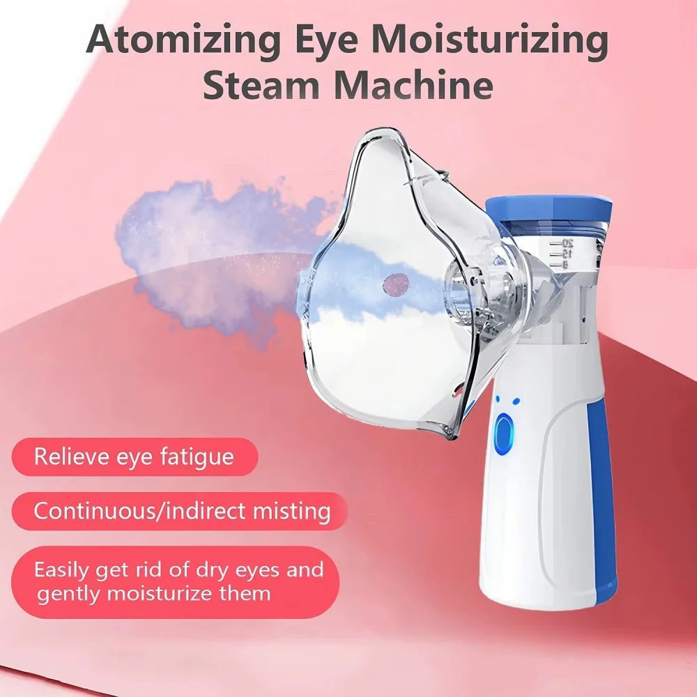 Mini Revitalize Facial Steamer and Humidifier 2-in-1 Nano Ion Mist for Skin Moisturizing Tool Air Moisturizing with Water Tank