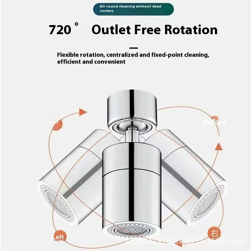 360° Basin Faucet Adapter Do Kranu Spray Filter Accessory Kitchen Sink Splash 2 Rotary Adjustable Washbasin Proof Shower Kitchen