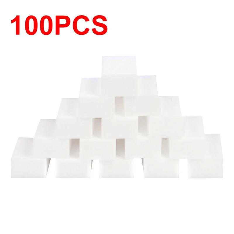20/50/100 Pack Magic Melamine Sponge Eraser, Multi-Scene White Cleaning Sponge for Kitchen Bathroom Office Dish Washing Tools