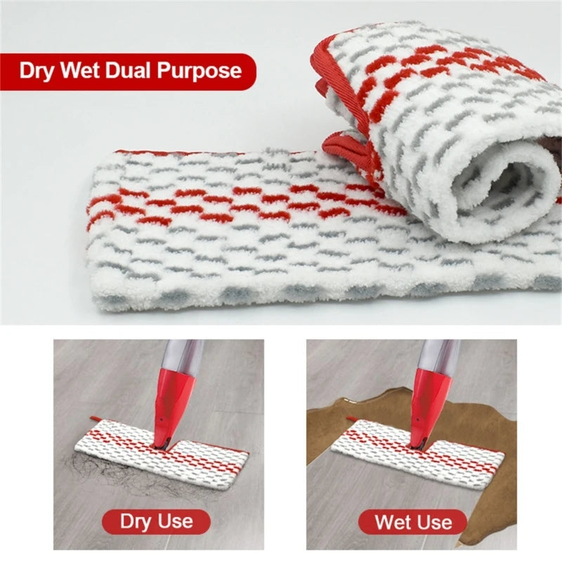 Replacement Cleaning Mop Cloths for Vileda Promist MAX Microfiber Floor Mop Pads Rag Spare Part Washable Accessories