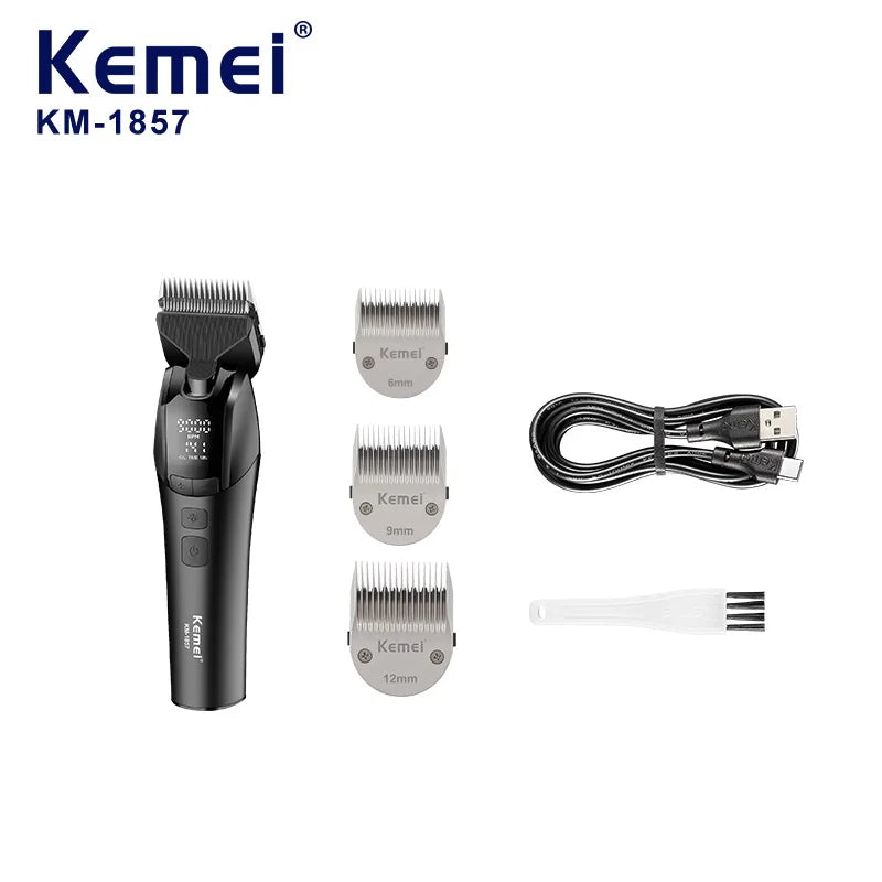 kemei 1857 professional pet dog grooming clipper electric rechargeable cat hair shaver dog hair trimmer 10W animal hair clipper