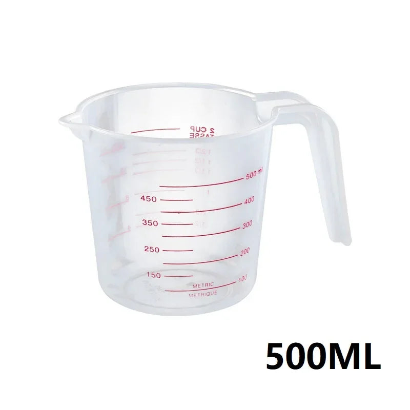 250/500/1000ML Measuring Cups Easuring Cup Plastic Jug Digital Kitchen Tools Scale Baking Tools Timer Accessories FK037
