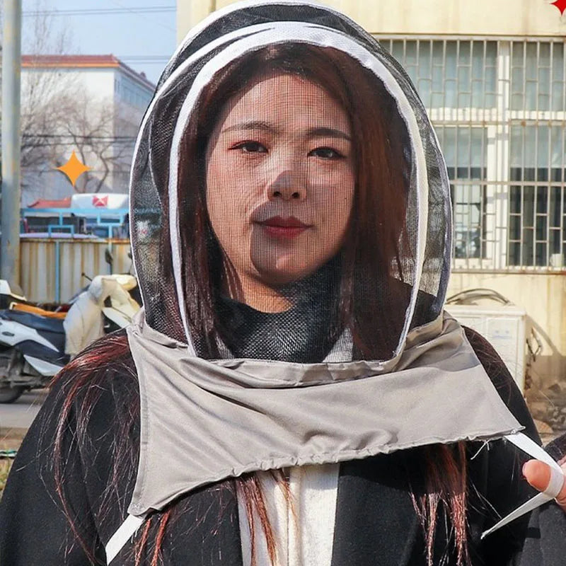 Anti Bee Hat Beekeeper Beehive Beekeeping Cowboy Hat Mosquito Bee Insect Net Veil Head Face Protector Beekeeper Equipment