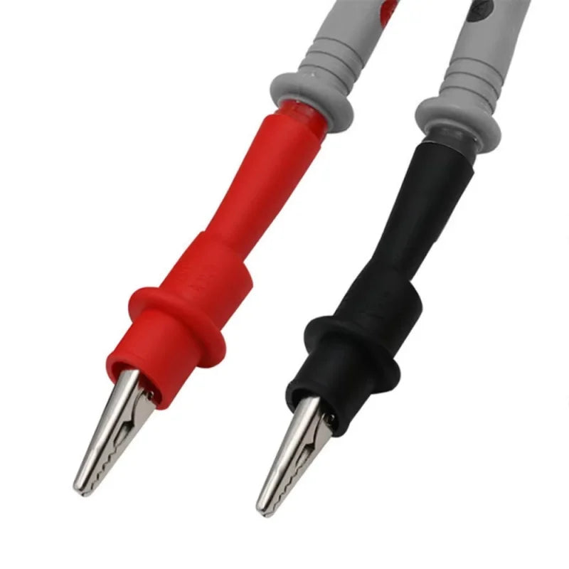 Multimeter Tester Accessories 2 Red and Black Wire Clips Ac/Dc Rated 10A 1000V Suitable for Multimeter Tools