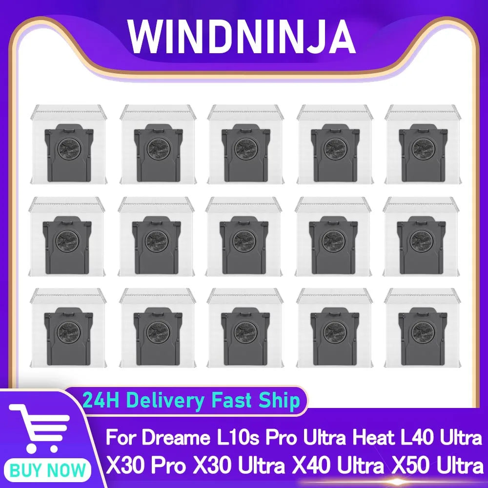 Dust Bags For Dreame L10s Pro Ultra Heat L40 Ultra X30 Ultra X40 Ultra X50 Ultra X30 Pro X40 Pro Robot Vacuum Accessories Part