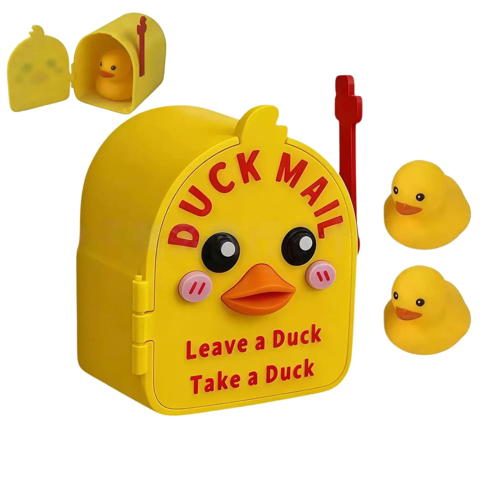 3D Printed Magnetic Duck Mailbox For Cruise Ship Door, Door Decoration With 2 Ducks For Family Sailor Kids, Cabin Wall Pool