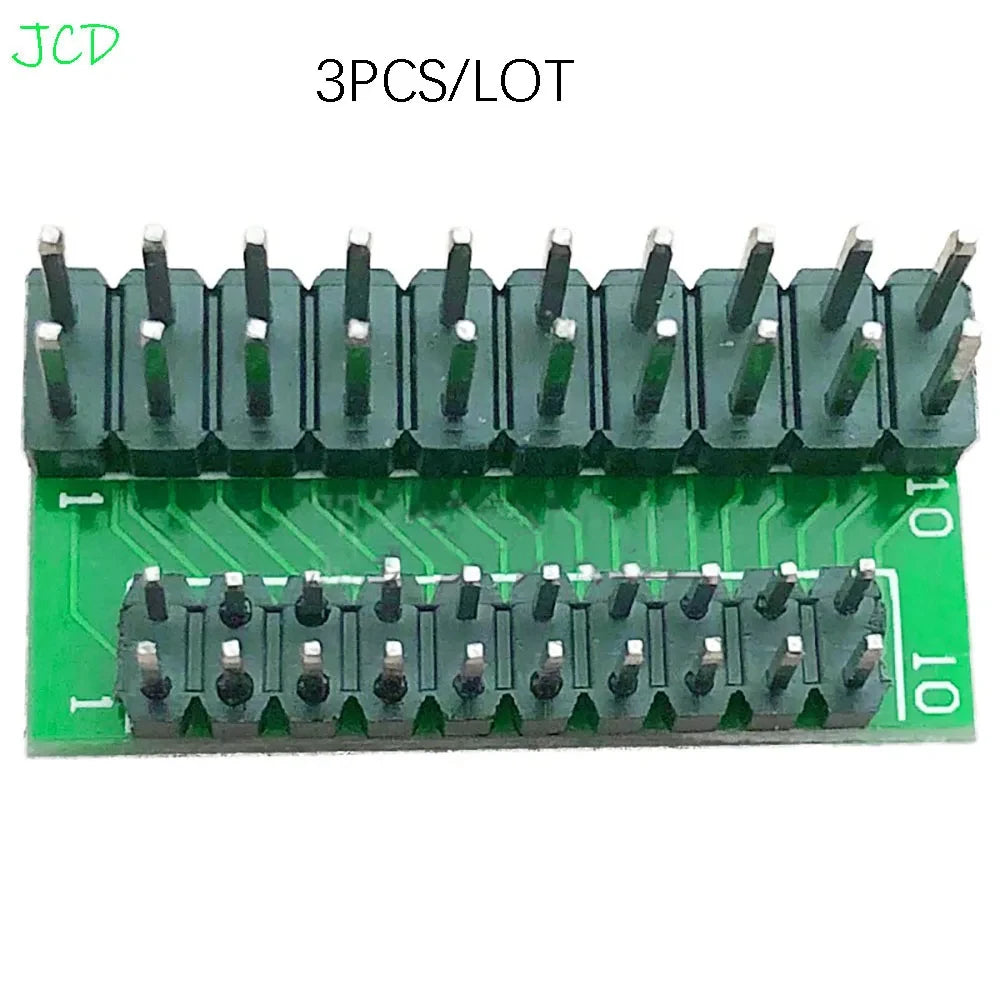 3PCS For Single And Double Row Pin PCB Adapter Board 1.27/2.0/2.54mm With  Spacing Of 10P/20P For Mutual Conversion 0.05/0.1Inch