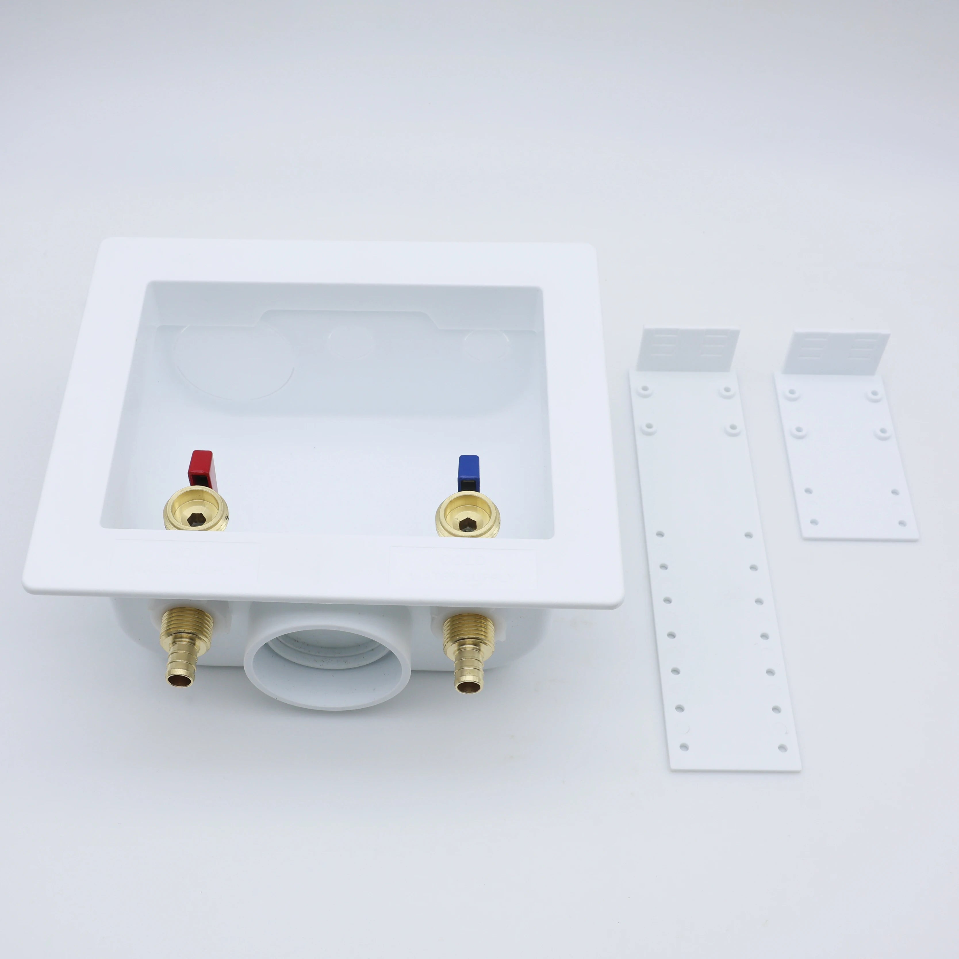KING SMART Washing Machine Outlet Box CUPC NSF Lead Free Certified; 1/2" PEX b/F1807; 3/4" MHT Outlet, 1/4" Turn; 1 Pcs; 81214