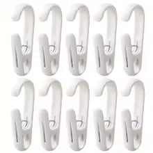 Multi Purpose Plastic Clamps Portable Hanging Hooks Clips Home Kitchen Bathroom Towel Curtain Storage