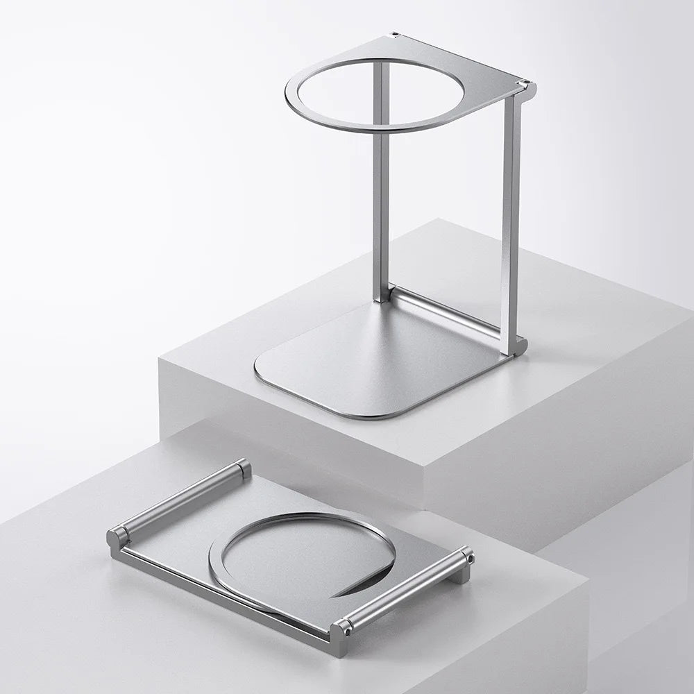 HOMEFISH Foldable Aluminum Alloy Coffee Drip Holder Stand Support for Wireless Electric Portable Espresso Machine Accessories